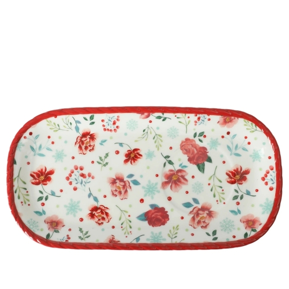 🎁 New Pioneer Woman Merry Meadow Cookie Tray and Mug Set - Picture 6 of 8